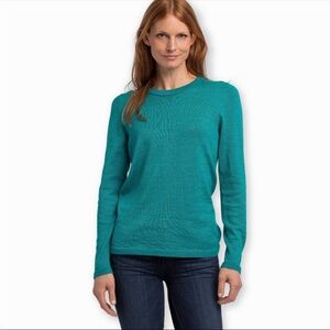 NWT Alicia Adams Alpaca Crewneck Sweater